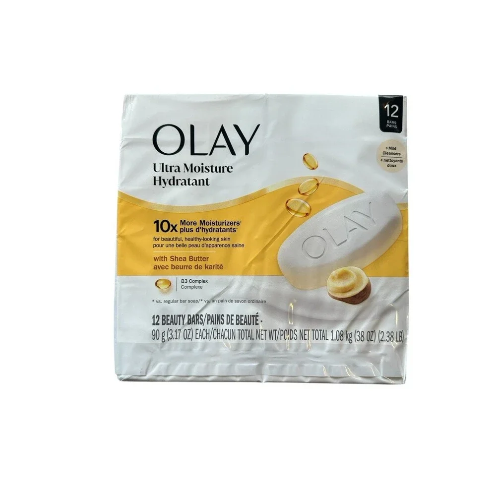 Lot Of 20 Olay Beauty Bar Soap Shea Butter & B3 Complex